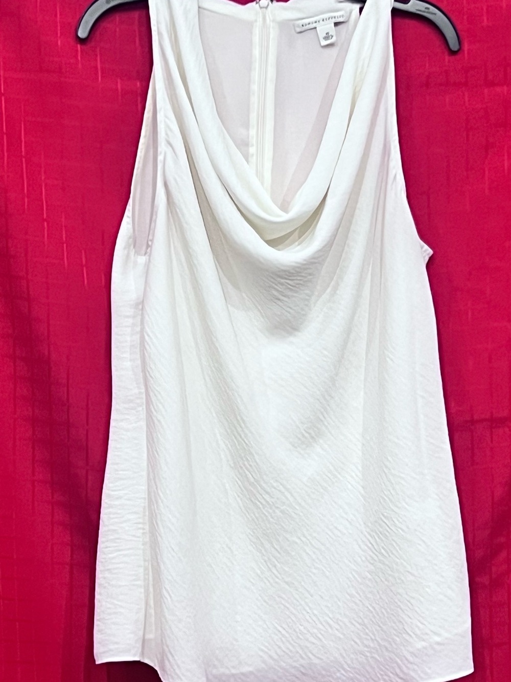 Banana Republic Draped Cowl Neck Sleeveless Top